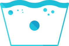 Cold Water Line Art Svg Vector, Free Vectors File